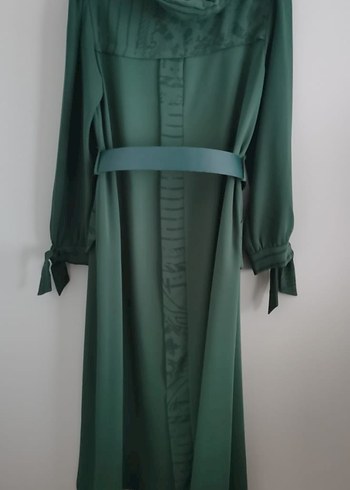Misswhence Yeşil Kemerli Elbise - Görsel 7