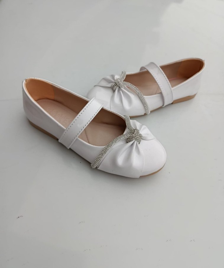 Kız Çocuk Beyaz Babet - Görsel 2