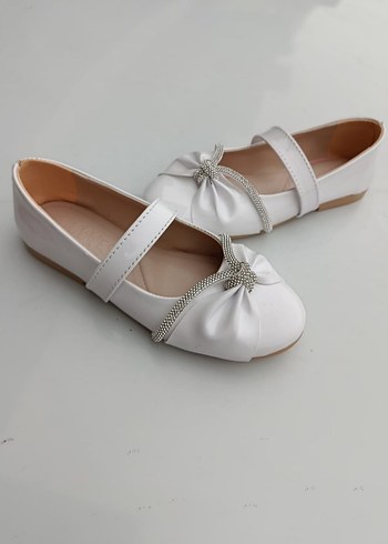 Kız Çocuk Beyaz Babet - Görsel 2