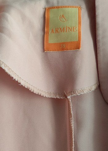 Bej Uzun Drapeli Kadın Elbise - Görsel 2