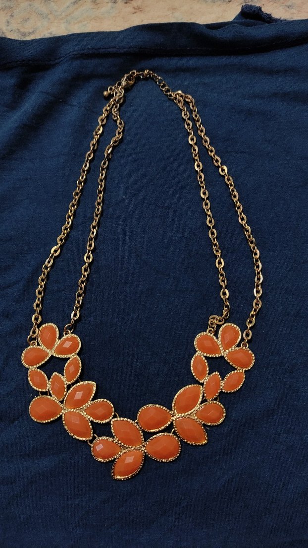 Uzun Zincir Detaylı Altın Renk Bohem Kolye - Görsel 4