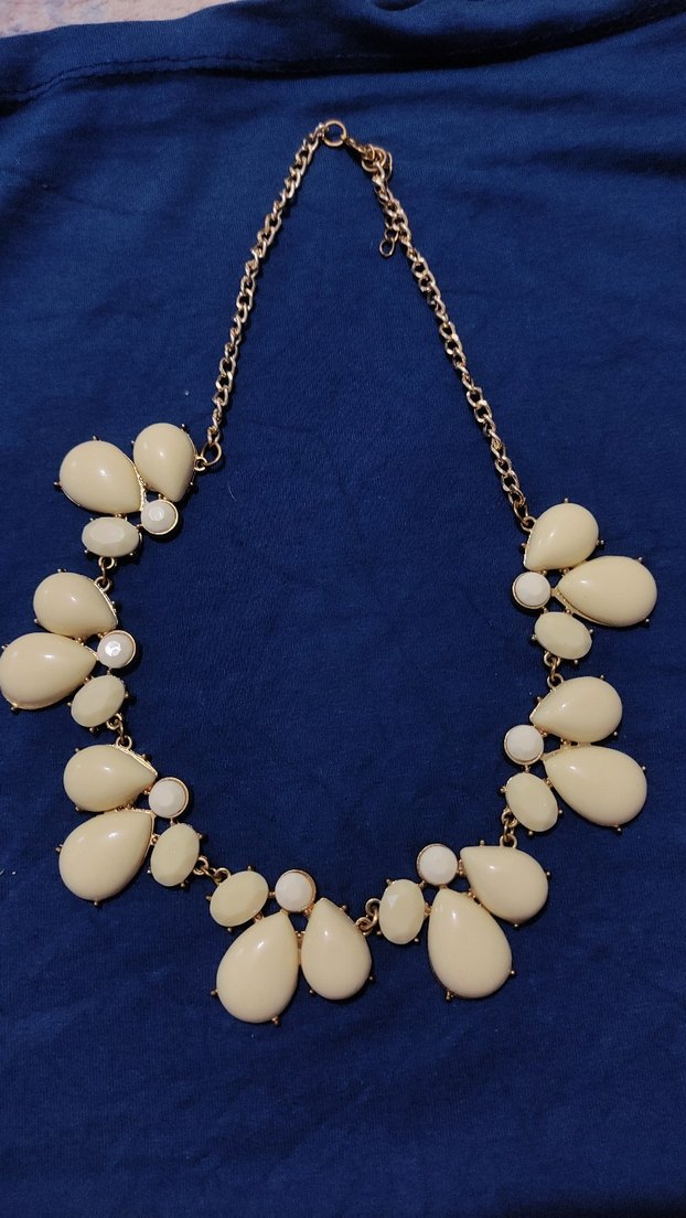 Bej Boncuklu Midi Bohem Kolye - Görsel 3