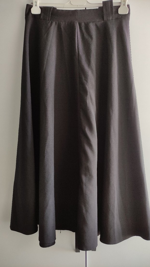 Siyah Salaş Uzun Kadın Etek - Görsel 2