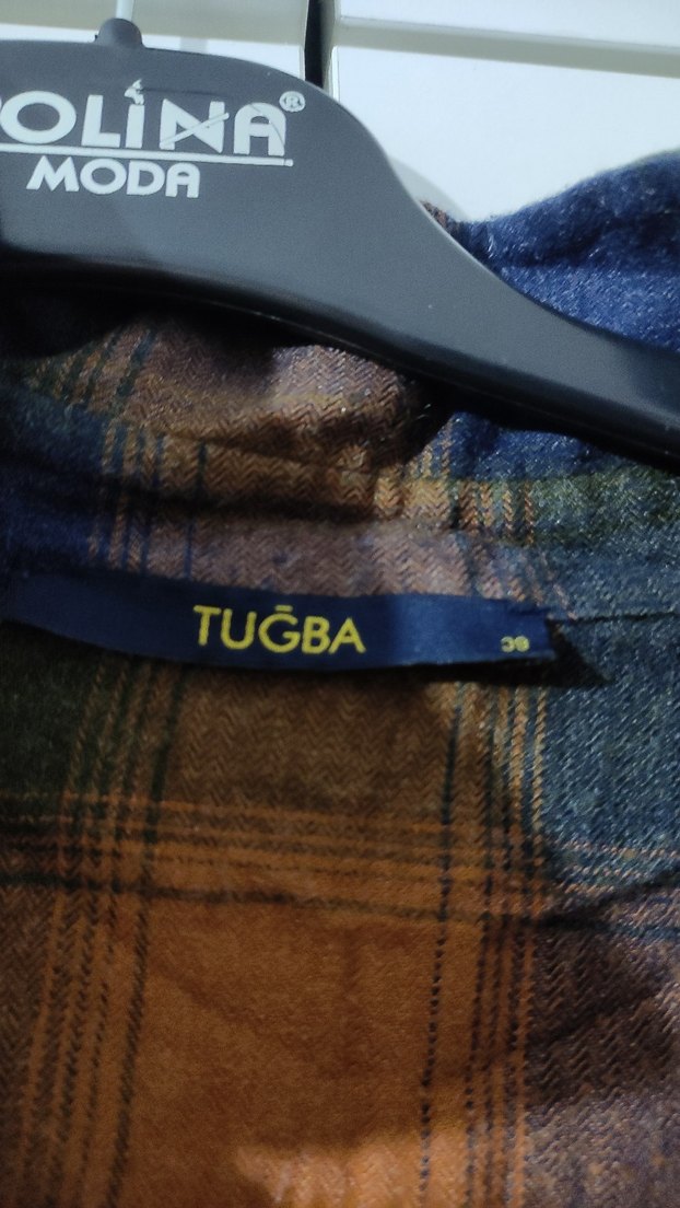 Uzun Kollu, Düğmeli Çok Renkli Kadın Gömlek - Görsel 2