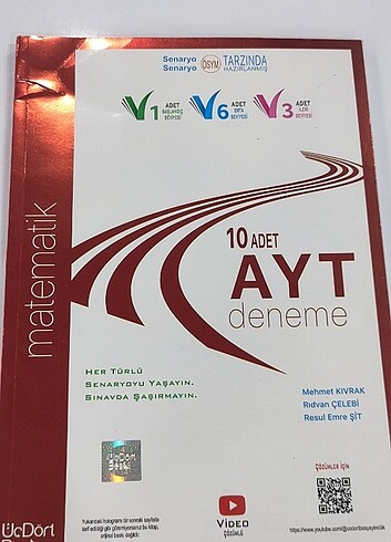 345 yayınları ayt matematik denemesi 2024
