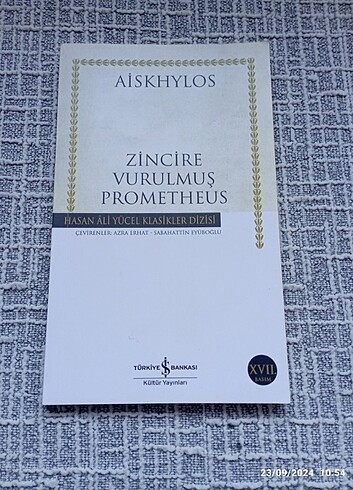 Zincire vurulmuş prometheus aiskhylos