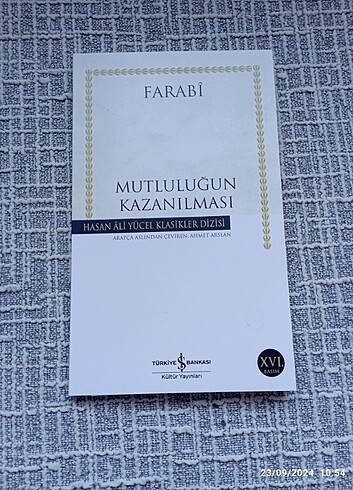 Mutluluğun kazanılması Farabi 