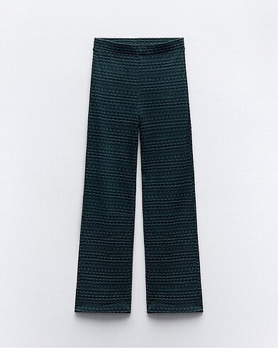 Zara Dokulu Jakarlı Pantolon