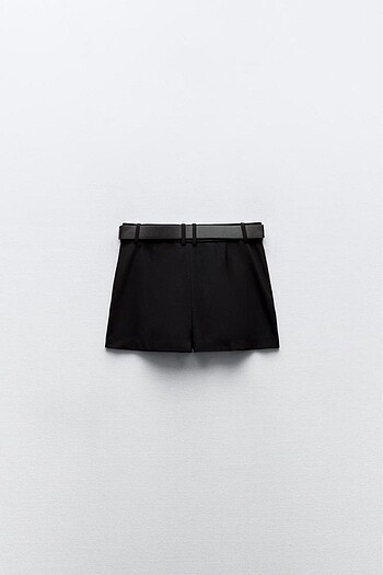 Zara Zara Kemerli Bermuda Şort
