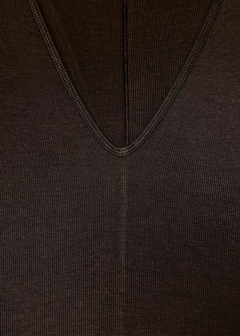 Zara V YAKA UZUN ELBİSE - Görsel 6