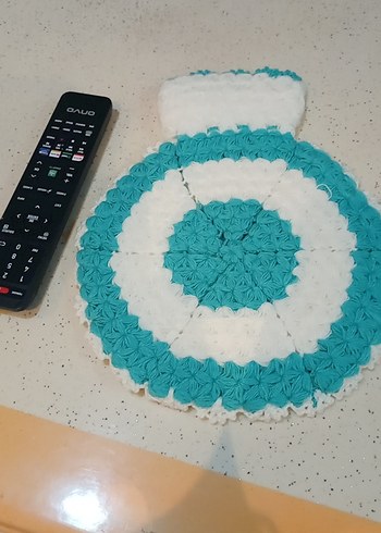 Turkuaz Nakışlı lif - Görsel 2