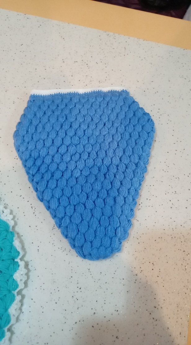 Mavi Bebek  Çiçek Detaylı lif - Görsel 2