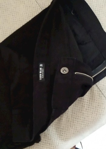 Siyah Kadın Kot Pantolon - Görsel 2