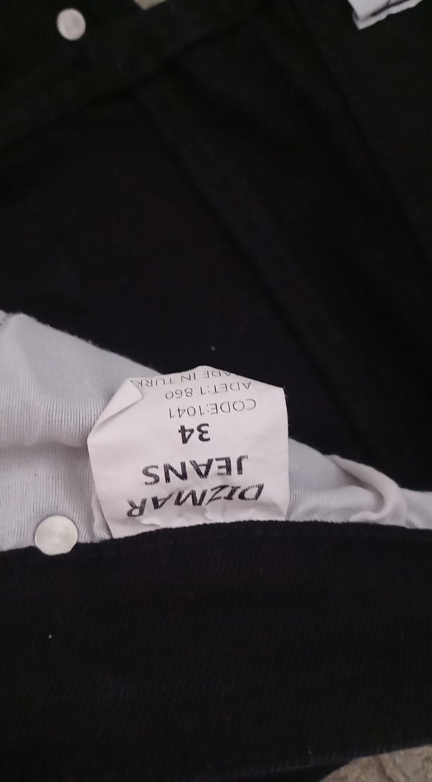 Siyah Regular Fit Erkek Denim Pantolon - Görsel 3