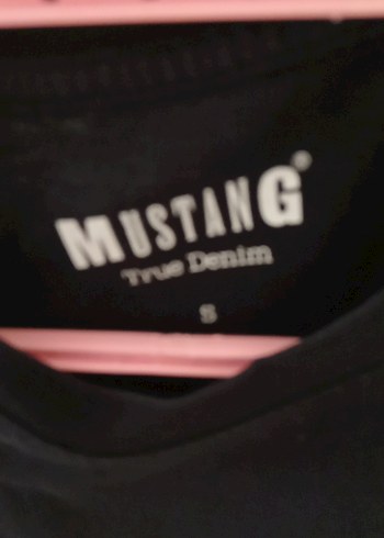 Mustang Baskılı Beyaz Erkek Tişört - Görsel 3