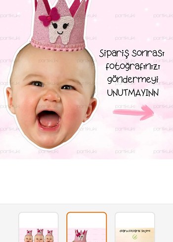 Doğum günü diş Buğdayı parti cupcake kürdanı 15adet
