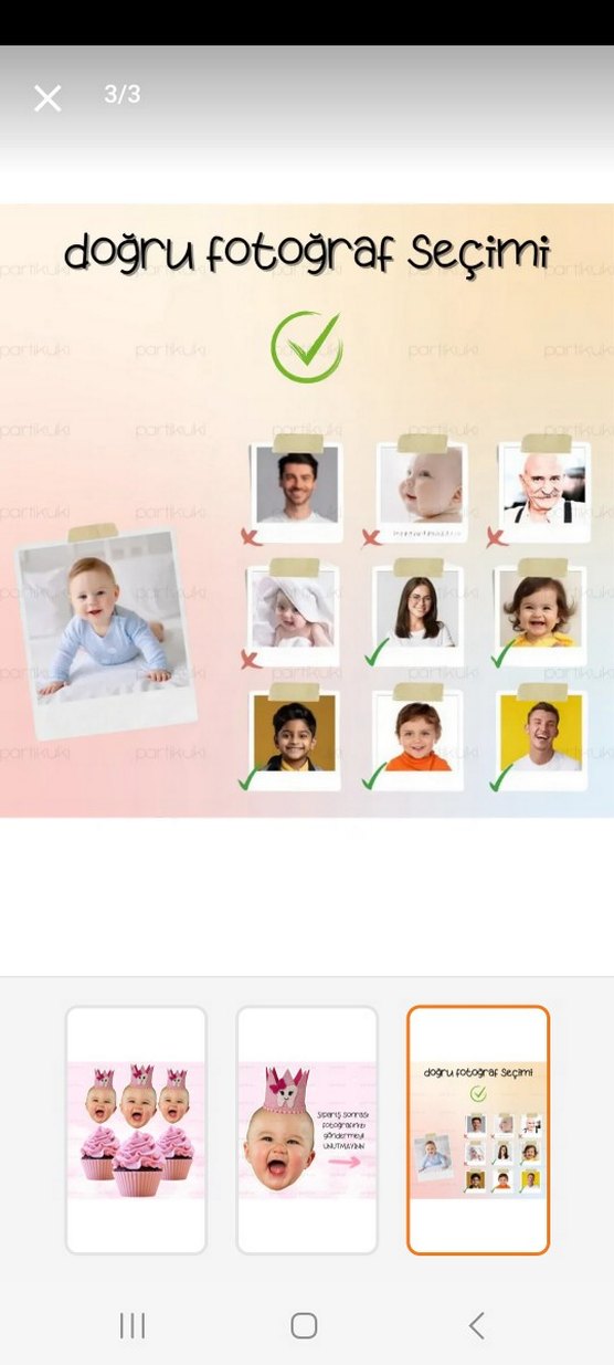 Doğum günü diş Buğdayı parti cupcake kürdanı 15adet - Görsel 3