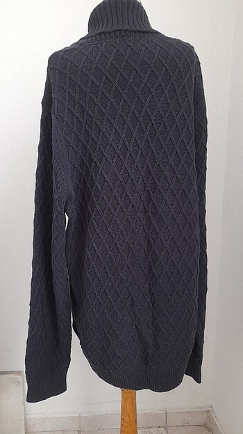 İplik dokuma şal Yaka kazak - Görsel 3