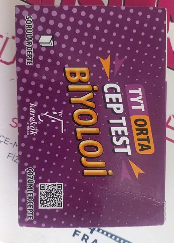 TYT Orta Cep Test Biyoloji Kitabı
