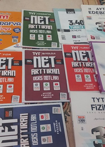 TYT AYT Net Arttıran Ders Notları ve Deneme Kitapları