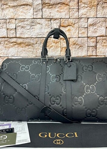Gucci GUCCİ JUMBO GG DUFFLEVALİZ CLASSİC NEW