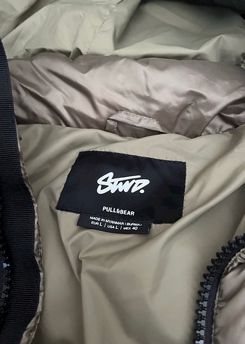 Pull&Bear Kapüşonlu Mont - Görsel 2