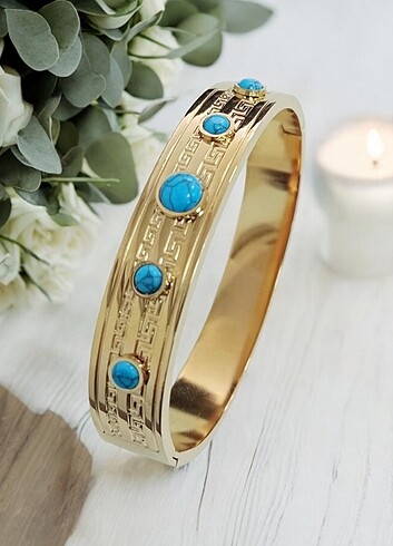 Turkuaz Tasarım #Çelik #Bileklik #Kelepçe Modeli 316L 
