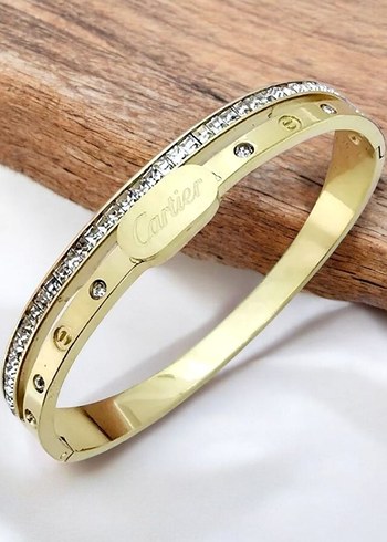 Cartier Trend #Cartier Yazılı #Çelik #Bileklik #Kelepçe Modeli 316L
