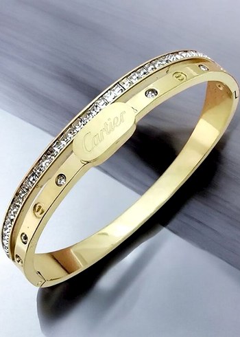 Beden Trend #Cartier Yazılı #Çelik #Bileklik #Kelepçe Modeli 316L
