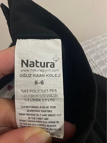 6 Yaş Beden Oğuzkaan okul eteği( şort etek)