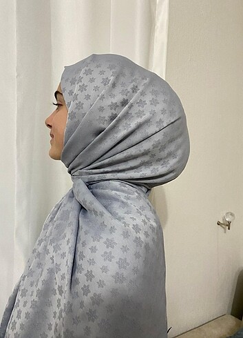 diğer Beden Gri jakar şal