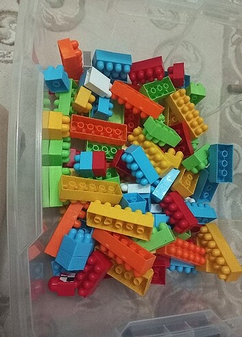 renkli karışık lego 