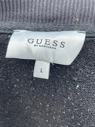 l Beden siyah Renk Guess Sweatshirt %70 İndirimli.