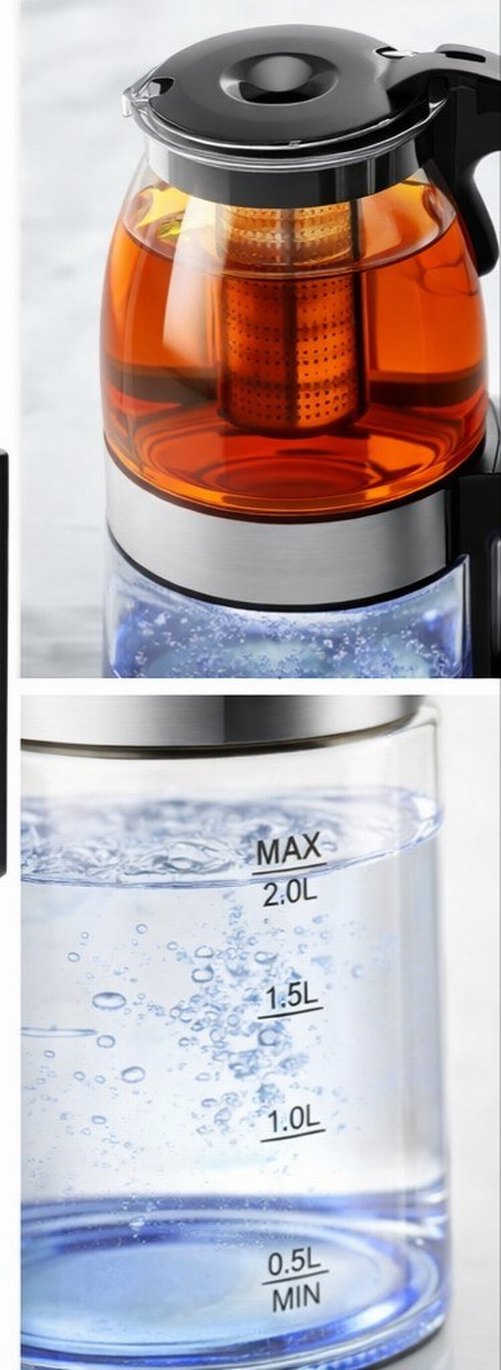 Luxbosch Cam Elektrikli Çay Makinesi - Görsel 3