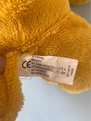 Beden Renk Disney Winnie the pooh peluş