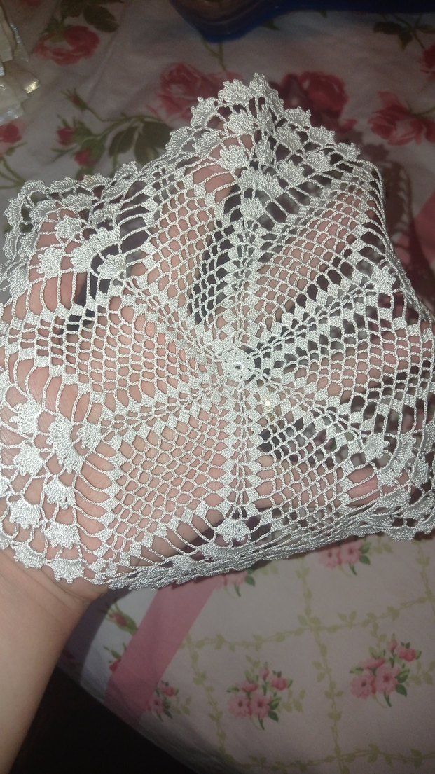 El Yapımı Beyaz Dantel Bohem Masa Örtüsü - Görsel 2