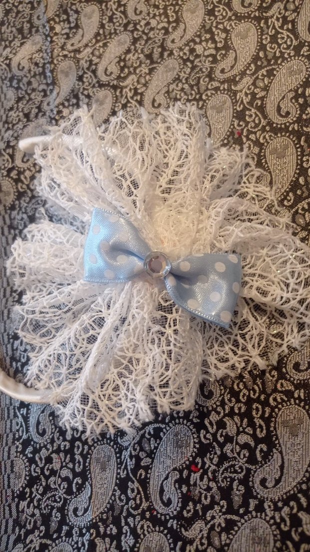 Dantel Detaylı Beyaz hamileler için erkek bebek - Görsel 3