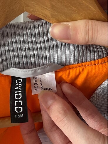 l Beden gri Renk H&m ceket