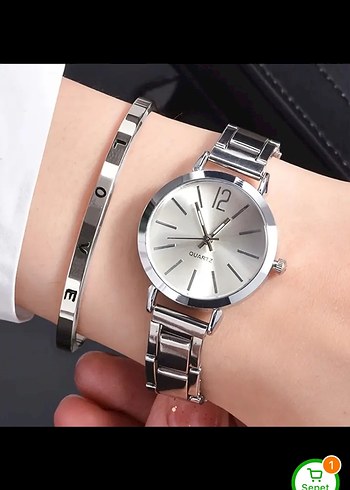 Gri Minimalist Kadın Kol Saati