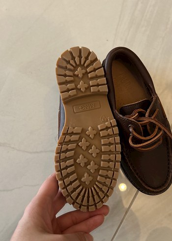 Kahverengi Hakiki Deri Klasik Erkek Cocuk Ayakkabısı 29 numara - Görsel 3