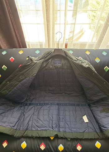 Nautica Nautica Düğmeli Gri Erkek Mont, Standart Kesim