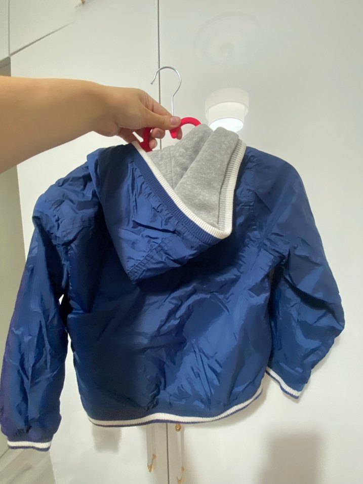 Erkek Çocuk Mavi Fermuarlı Streetwear Ceket - Görsel 3