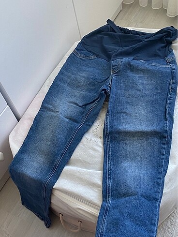 m Beden mavi Renk Hamile kot pantolon