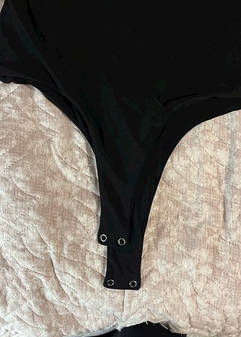 Siyah Uzun Kollu Kadın Body - Görsel 2