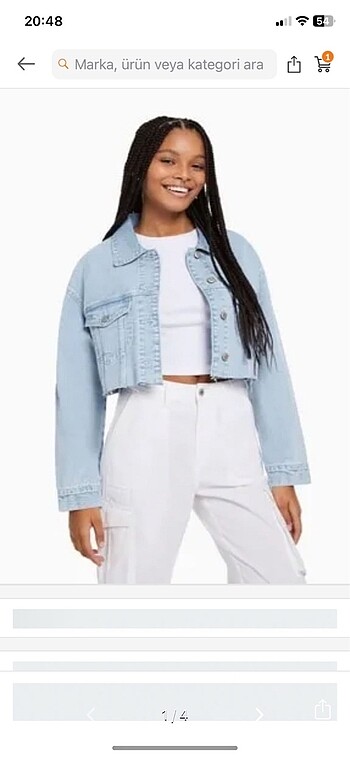 Denim kot ceket