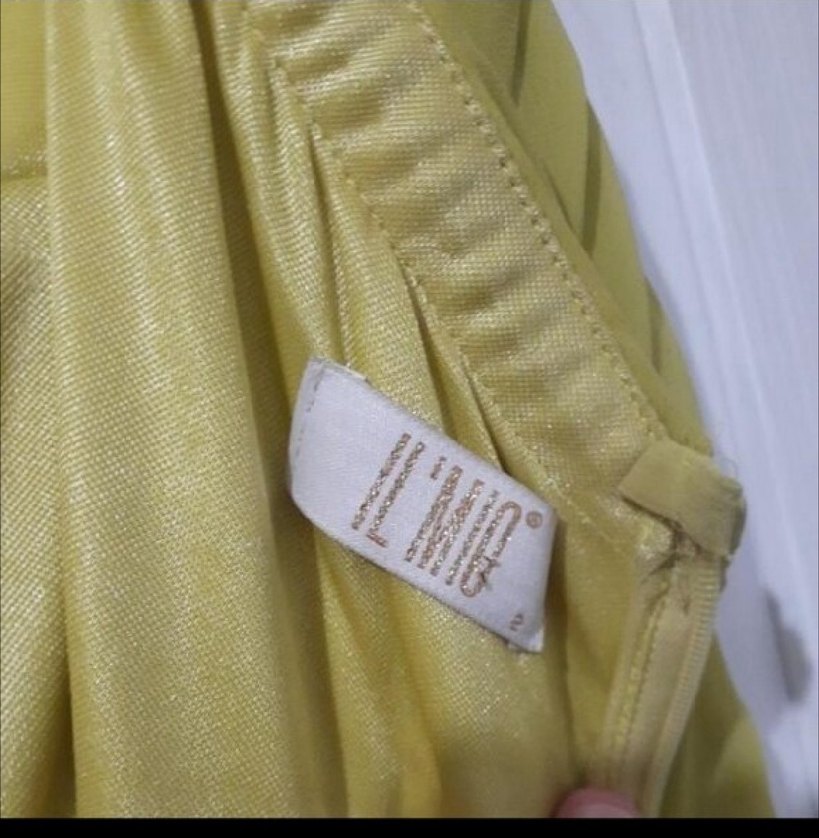 Abiye Kolsuz V Yaka Drapeli Uzun Kadın elbise - Görsel 5