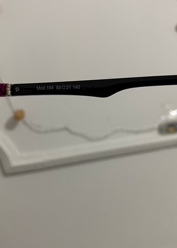 Kadın Mor Minimalist Örgü Gözlük - Görsel 4