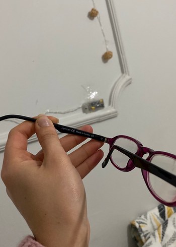 Kadın Mor Minimalist Örgü Gözlük - Görsel 6