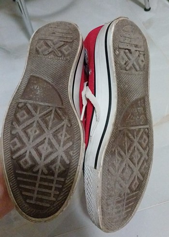 Kadın Kırmızı Spor Ayakkabı Converse - Görsel 2