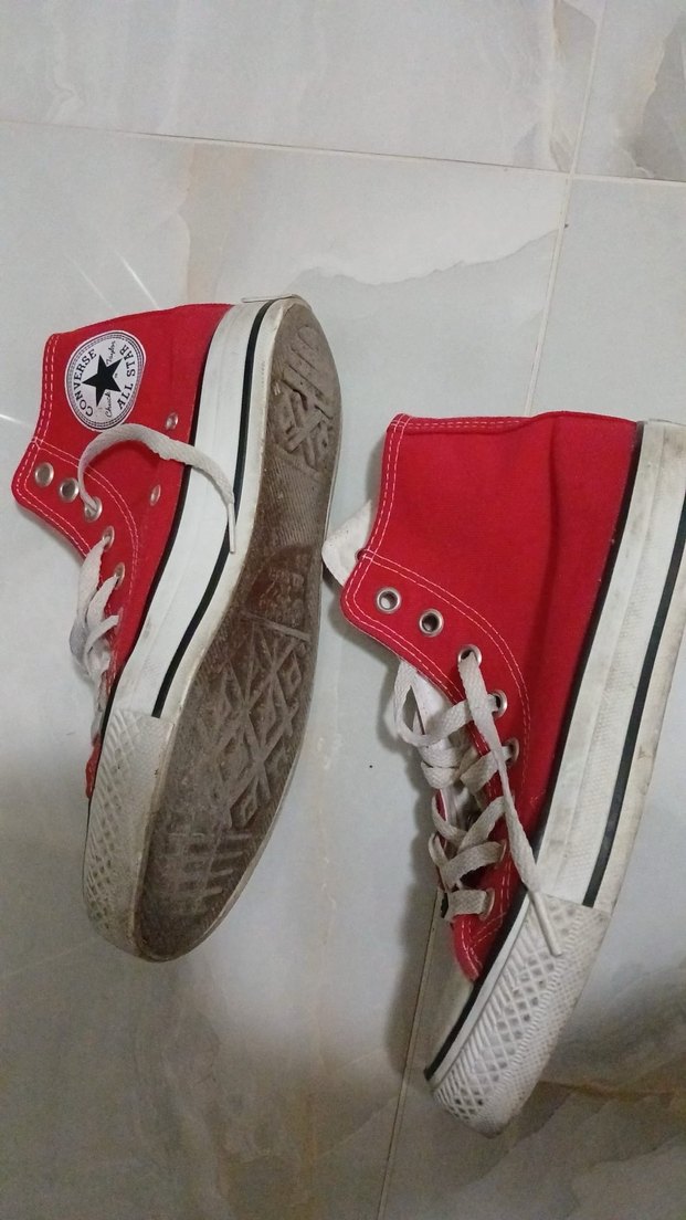 Kadın Kırmızı Spor Ayakkabı Converse - Görsel 3